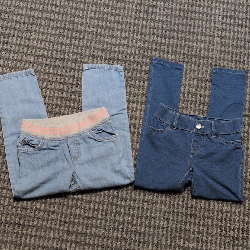 Carter's/Place - Light Blue and Dark Blue Jeggings